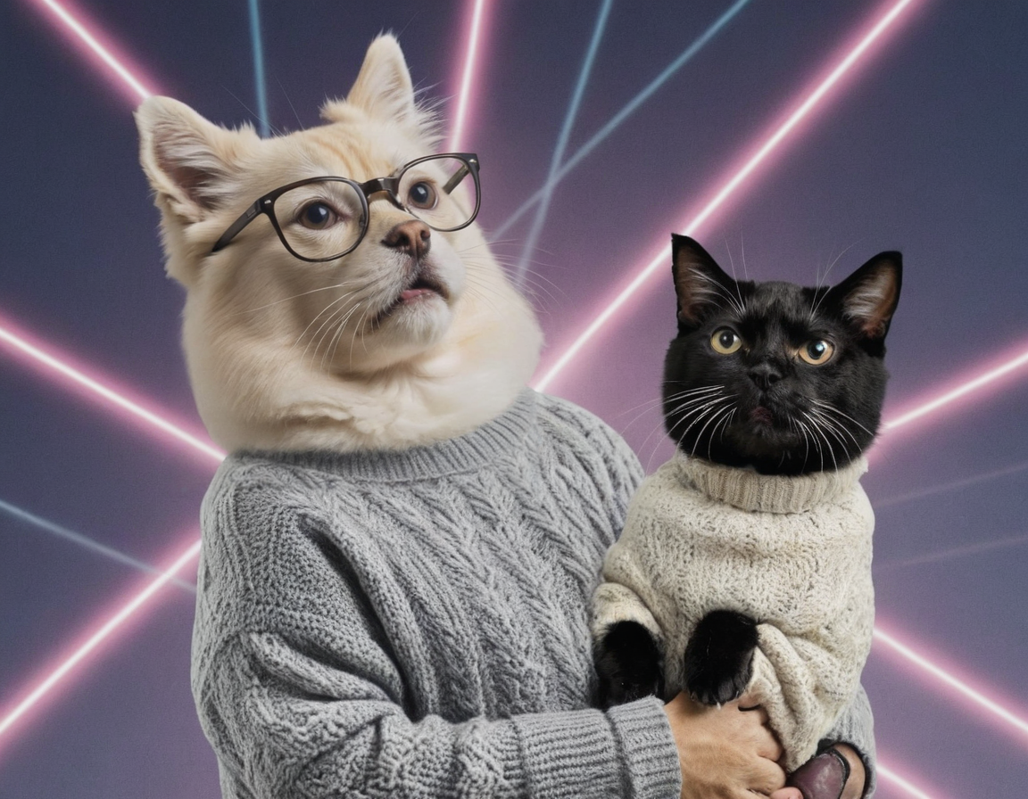 08467-2598884258-dog wearing a sweater and glasses, holding a cat, laser background, meme, _lora_AwkwardCatPhoto-000007_0.75_ (photo inset) doubl.png